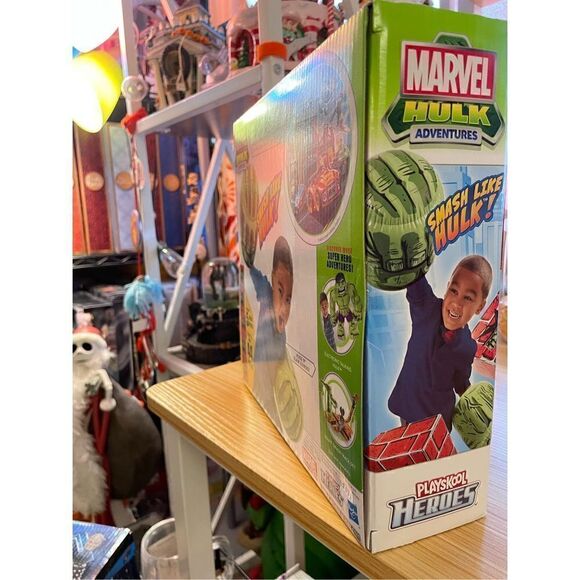 2012 Playskool Heroes Marvel Avengers Hulk Inflatable Gamma Slam Hands New - Picture 5 of 8